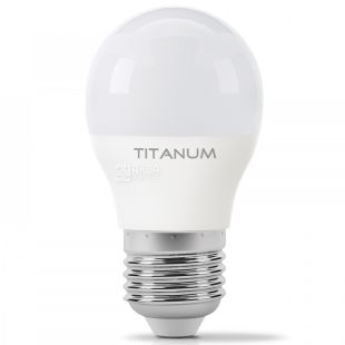 Titanum LED, Лампа светодиодная, цоколь Е27, 6W, 4100 К, нейтральное белое свечение, 510 Lm