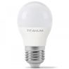 Titanum LED, Лампа світлодіодна, цоколь Е27, 6W, 4100 К, нейтральне біле світло, 510 Lm