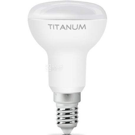 Titanum LED, Лампа светодиодная, цоколь E14, 6W, 4100 К, 220 V, белое свечение, 510 Lm
