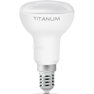 Titanum LED, Лампа светодиодная, цоколь  E14, 6W, 4100 К, нейтральное белое свечение, 510 Lm