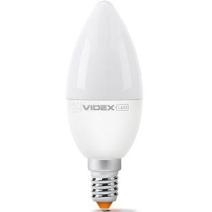 VIDEX LED C37e, Лампа світлодіодна, цоколь E14, 3.5W, 3000K, тепле світіння, 350 Lm