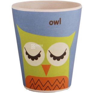 Fissman, 300 мл, Стакан Совенок, из бамбукового волокна