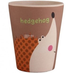 Fissman, 300 мл, Стакан дитячий, Їжачок Еко, бамбукове волокно