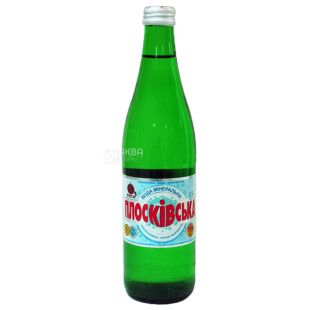 Плосківська, 0,5 л, Вода минеральная сильногазированная, стекло