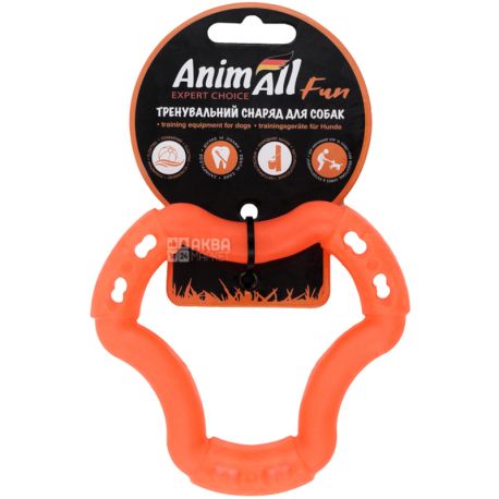 Animall, Кольцо, Игрушка для собак, 12 см, каучук, ассорти