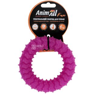 Animall, Кільце з шипами, Іграшка для собак, 12 см, каучук, асорті