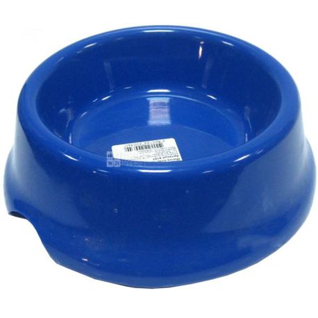Topsi, 500 ml, Plastic bowl, for dogs, 14 cm, assorted