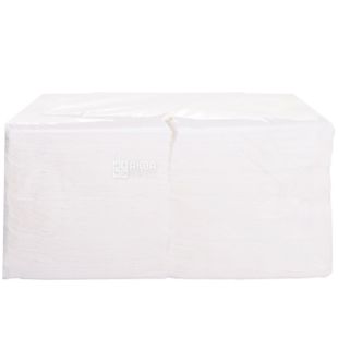 Барные салфетки, 500 шт., Однослойные, прочные, 22х22 см, белые