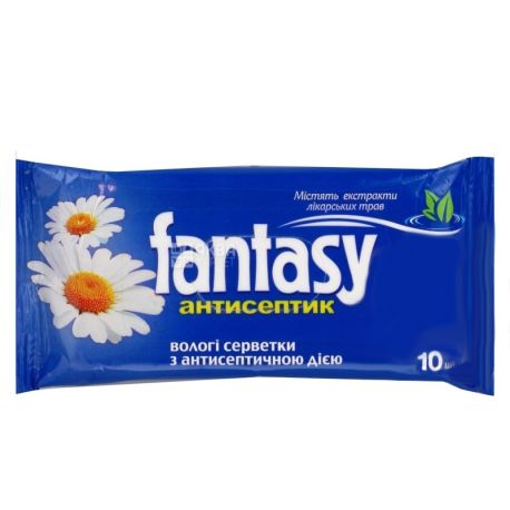 Fantasy, 15pcs., Wet wipes, m / y