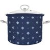 Idilia, Saxony, Casserole, enamel, with glass lid, 20 cm, 3 L