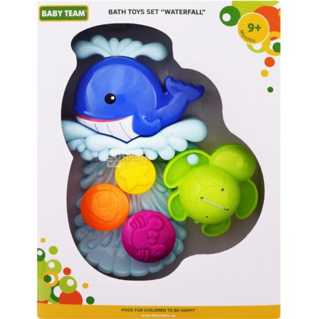 Baby Team, Play set for bathroom Vodospad, from 9 months