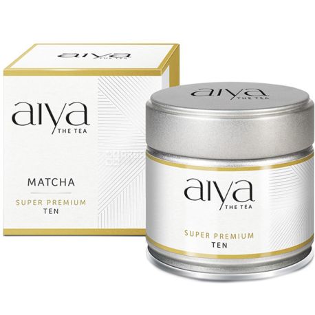 Aiya, Super Premium Ten, 30 g, Matcha Tea, Organic