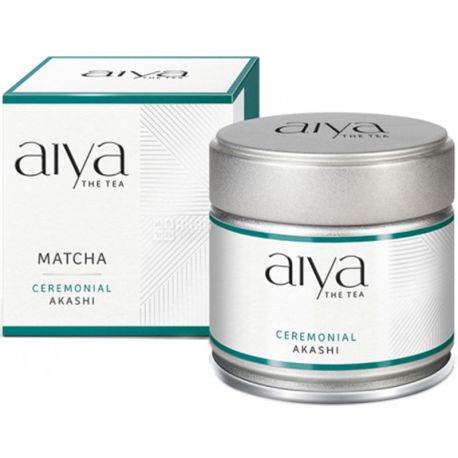 Aiya, Ceremonial Akashi, 30 г, Чай Матча, органічний