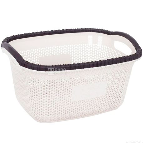 Violet House Cappuccino, 40 L, Laundry basket, without lid, beige