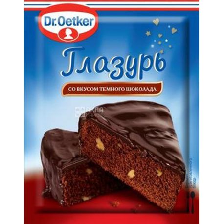 Dr. Oetker, 100 g, Dark Chocolate Flavor