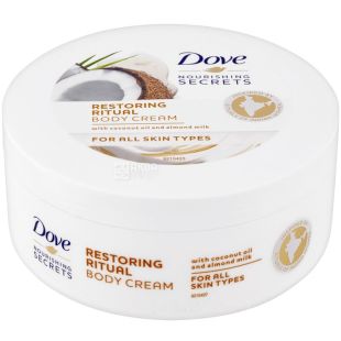 Dove, 250 мл, Крем для тела с кокосовым маслом и миндальным молочком