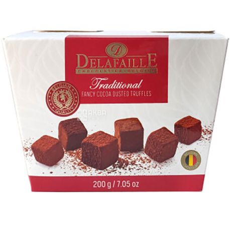Delafaille Truffles, 200 g, Set of chocolates, chocolate with cocoa
