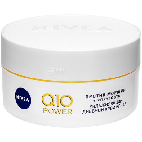 Nivea, Q10 Power, 50 мл, Крем для лица дневной, от морщин, для чувствительной кожи