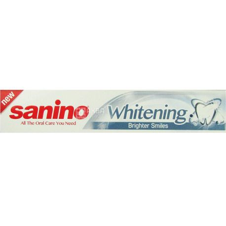 Sanino, Whitening, 100 мл, Зубна паста, Білосніжнат посмішка