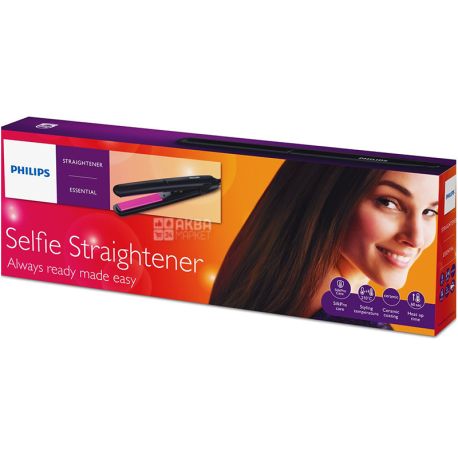 Philips HP8302 / 00 Selfie Straightener, Hair straightener