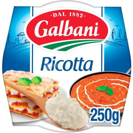 Galbani, 250 г, Гальбани, Сыр мягкий Рікота, 40 %