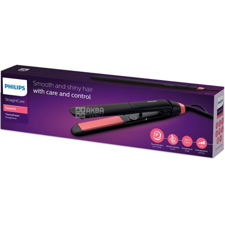 Philips Straight Care Essential BHS376/00, Утюжок для укладки волос