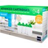 Ecosoft, Advanced, 3+1 шт., Комплект улучшенных сменных картриджей для фильтров-кувшинов