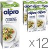 Alpro, Cuisine Soya, Упаковка 12 шт. по 1 л, Вершки соєві для приготування страв, 14%