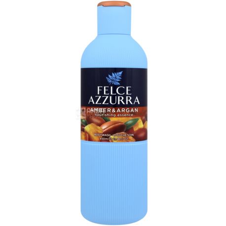 Felce Azzurra Ambra & Argan Nourishing Essence, 650 ml, Shower Gel