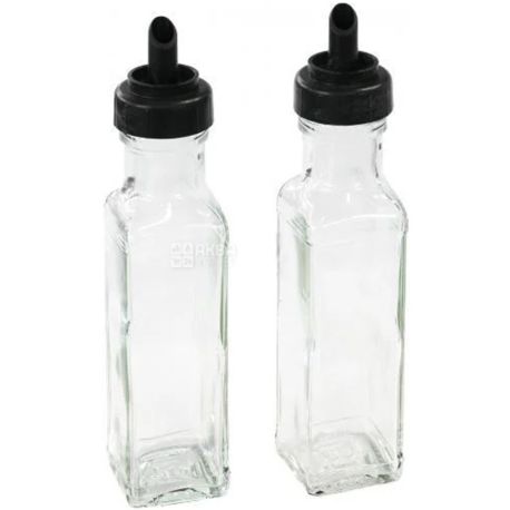 Everglass, 2 pcs, 100 ml, Set of bottles for oil and sauces, with dispenser