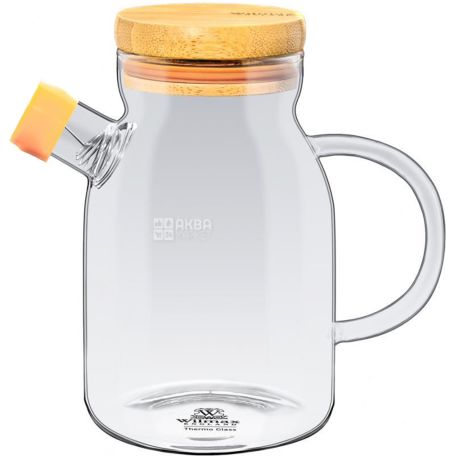 Wilmax Thermo, 350 ml, Glass oil container, with handle