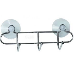  Atex Hooky, 3 шт, Крючки в ванную на присосках, настенные, металл