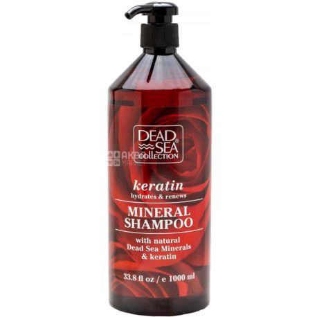 Dead Sea, Collection, 1 L, Keratin Hair Shampoo
