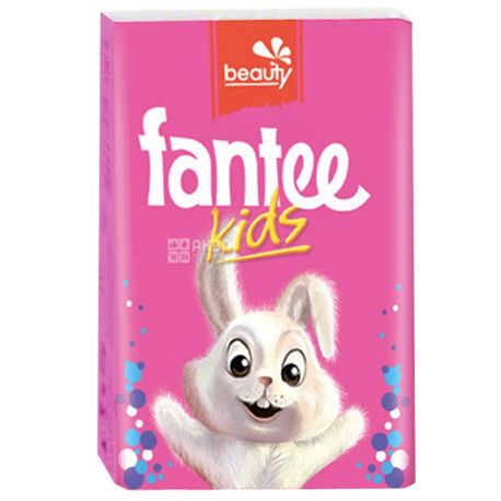 Fantee, 9 шт., носовые платки, Трехслойные, Kids, м/у