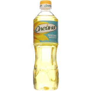 Олейна, 0,5 л, Масло подсолнечное, Рафинированное, ПЭТ