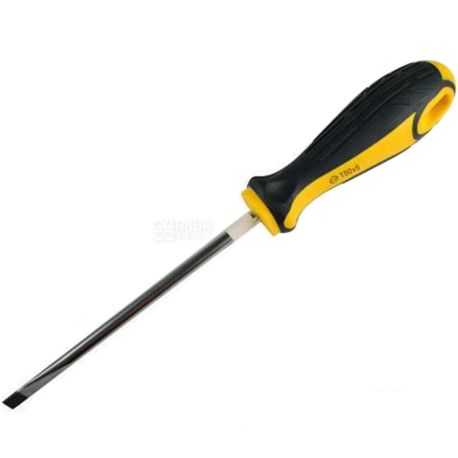 Lemanso, LTL30009, Flat screwdriver, 6x150, yellow-black