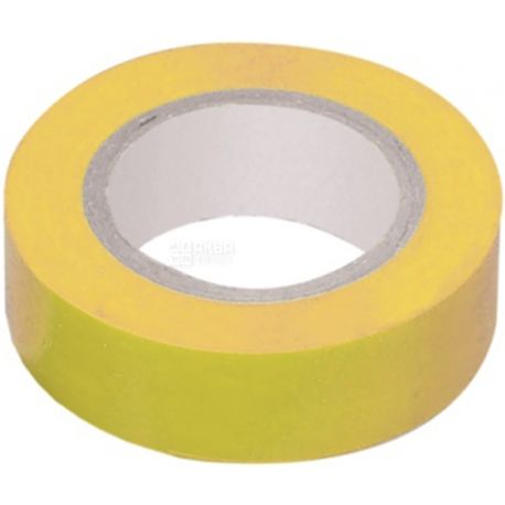 Lemanso, LMA006, Stanadrt, Insulating tape, yellow, 20 meters
