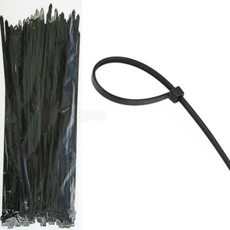Lemanso, 100 x 2.5 mm, Cable ties, black, 100 pcs.