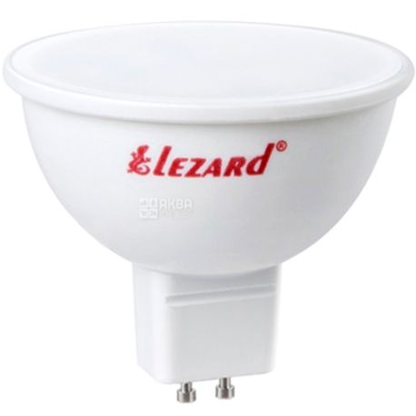 Lezard, Лампа світлодіодна, цоколь GU10, 5W, 4200K, 220V, біле світіння, 380lm
