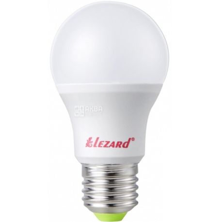 Lezard, LED GLOB A45, Лампа светодиодная, цоколь E27, 5W, 4200K, 220V, нейтральное белое свечение, 450 Lm