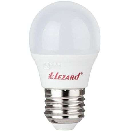 Lezard LED, Лампа светодиодная, цоколь Е27, 9W, 4200 К, 220 V, нейтральное белое свечение, 550 Lm