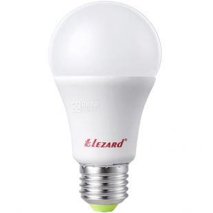 Lezard LED, Лампа светодиодная, цоколь Е27, 7W, 2700 К, теплое белое свечение, 600 Lm