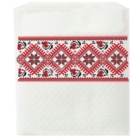 Servetta, 40 pcs., 24x24 cm, napkins, With a pattern, m / s