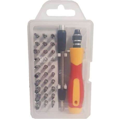 Lemanso, LTL10034, Replacement Sockets and Bit Set with Holder and Extension, 33 Parts