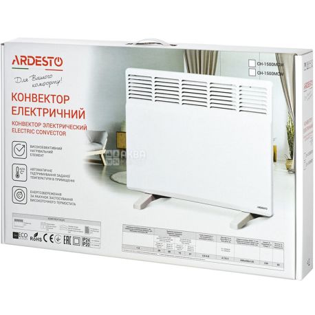 Ardesto CH-1500MOW, Electric convector, up to 15 m2