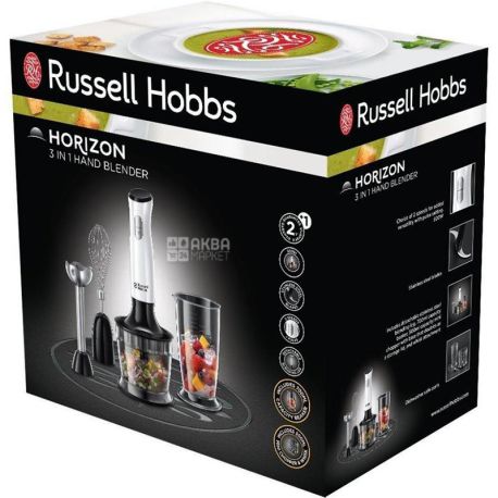 Russell Hobbs 24710-56 Horizon, Блендер занурювальний, чорний, 500 Вт