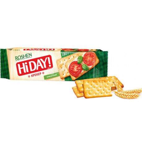 Roshen Hi Day, 168 г, Крекер классический