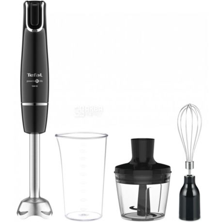 Tefal HB943838 INFINY FORCE 3в1, Блендер погружной с насадками, 1000 Вт
