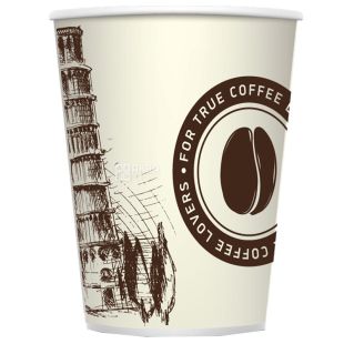  Промтус Стакан паперовий з малюнком Пізанська вежа 180 мл, 50 шт, D71