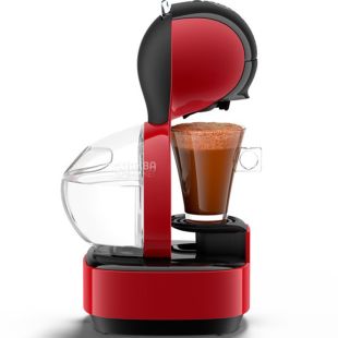 Krups KP130510 Lumio Red, Кавоварка капсульна, 1500 Вт, 15 бар